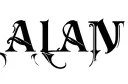 "Alan" tattoo design idea