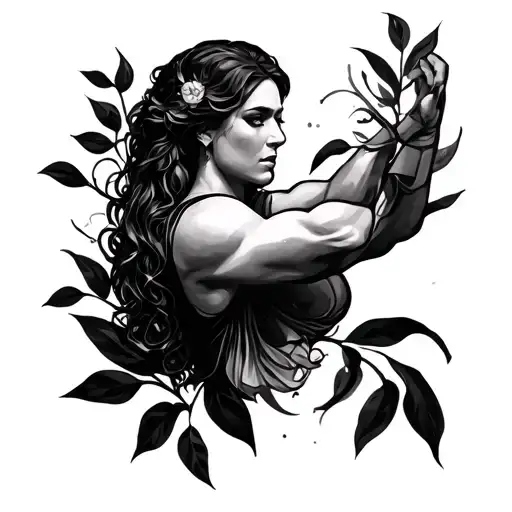 Inner Bicep tattoo design idea