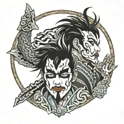 kiss the band   tattoo design idea