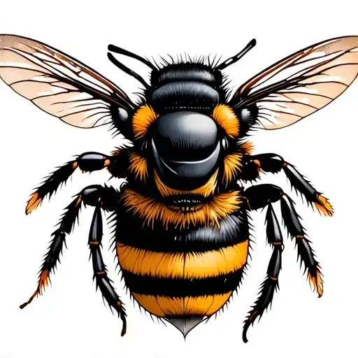 Killer Bee tattoo design idea