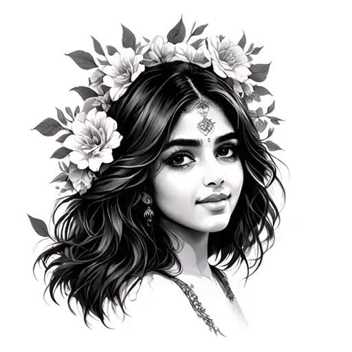 Harshita tattoo design idea