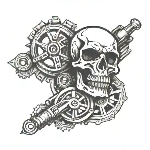18 speed shifter pattern tattoo design idea