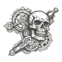 18 speed shifter pattern tattoo design idea