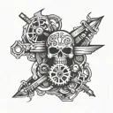 18 speed shifter pattern tattoo design idea