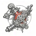 18 speed shifter pattern tattoo design idea