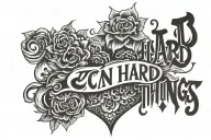 I can do hard things tattoo design idea