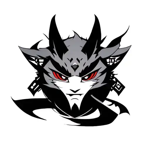 anbu tattoo with code incorporated tattoo design idea