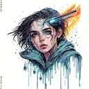 blade runner tears in rain tattoo design idea