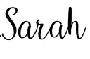 "Sarah" tattoo design idea