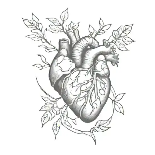 heart break, trust issues, pain and love  tattoo design idea