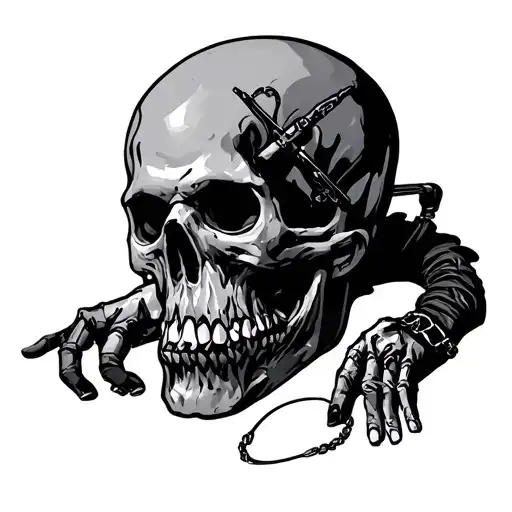 masters property bdsm slavery tattoo design idea