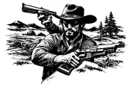 red dead redemption 2 tattoo design idea