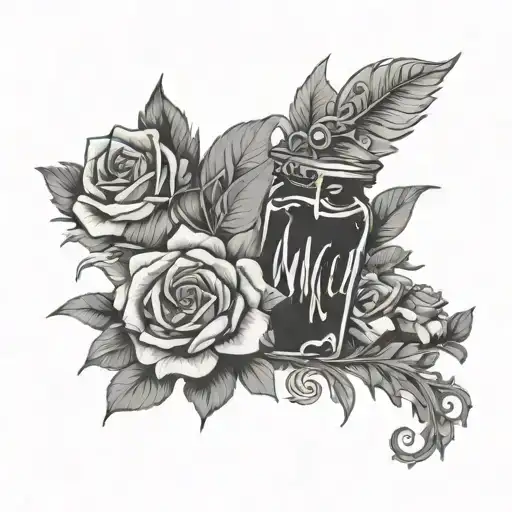 Juice wrld flaws and sins tattoo design idea