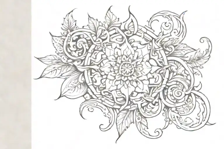 traditional  tattoo design idea