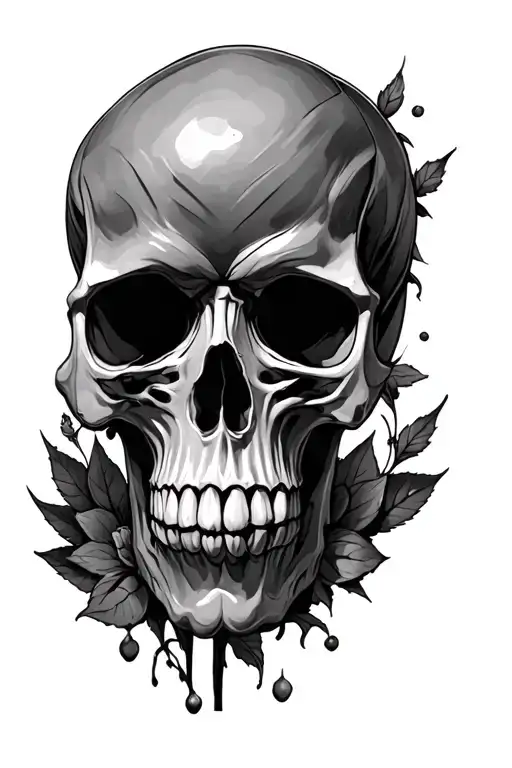 skull tattoo design idea