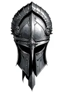 praetorian helmet adorned tattoo design idea
