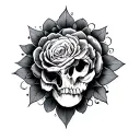 Stippling tattoo design idea