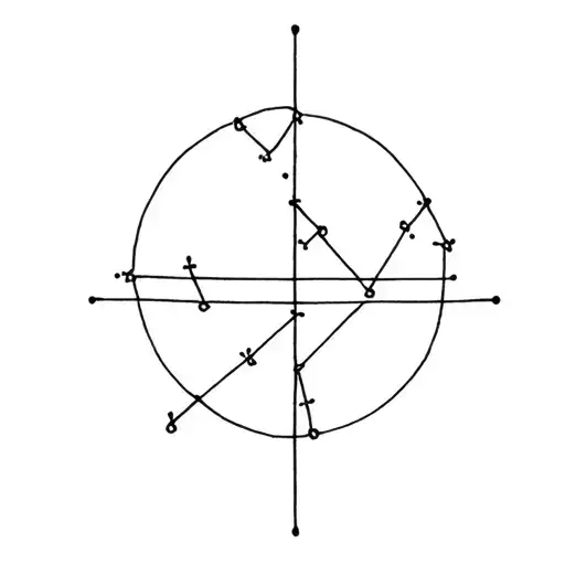 southern cross constellation with pointers tattoo design idea