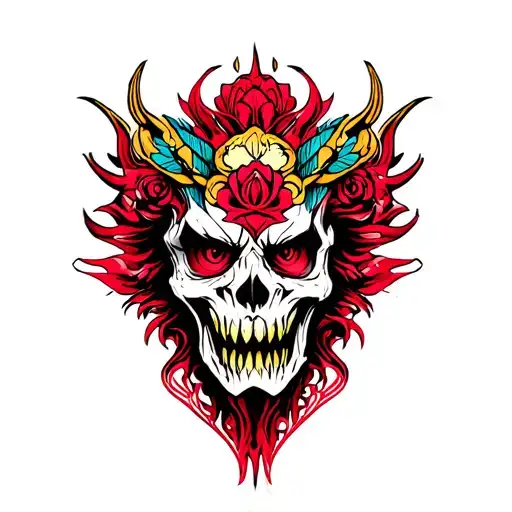 Belial tattoo design idea