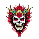 Belial tattoo design idea