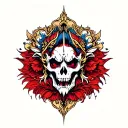 Belial tattoo design idea