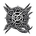 breaking Benjamin Celtic knit tattoo design idea