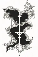 holy covenant tattoo design idea