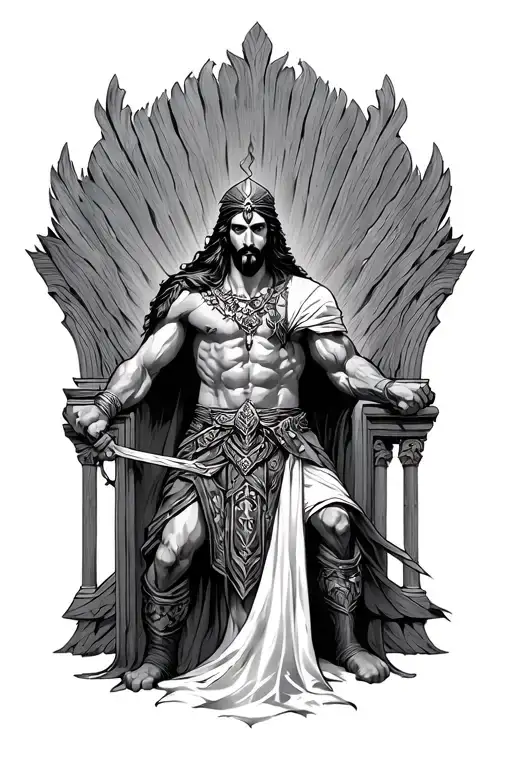 prince of Persia two thrones tattoo design idea