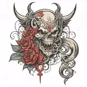 sin of wrath deadly sin tattoo design idea