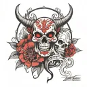 sin of wrath deadly sin tattoo design idea