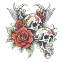 sin of wrath deadly sin tattoo design idea