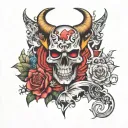 sin of wrath deadly sin tattoo design idea