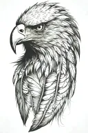 A eagle feather like the indians wore  tattoo design idea