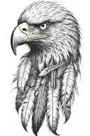 A eagle feather like the indians wore  tattoo design idea
