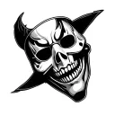 Alex Terrible mask tattoo design idea