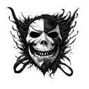 Alex Terrible mask tattoo design idea