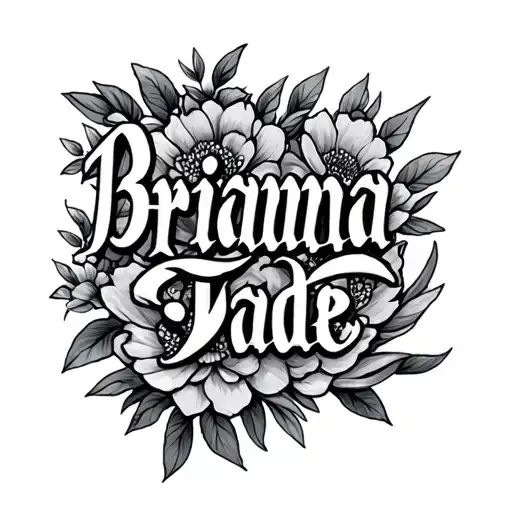 "Brianna Jade" "Brianna Jade" writing tattoo design idea