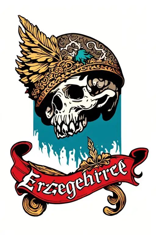 Erzgebirge, shaft, lorry tattoo design idea