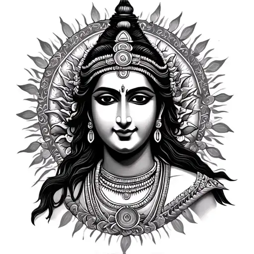 Aham Brahmasmi tattoo design idea