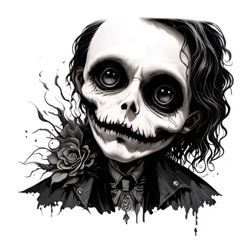 Tim Burton tattoo design idea