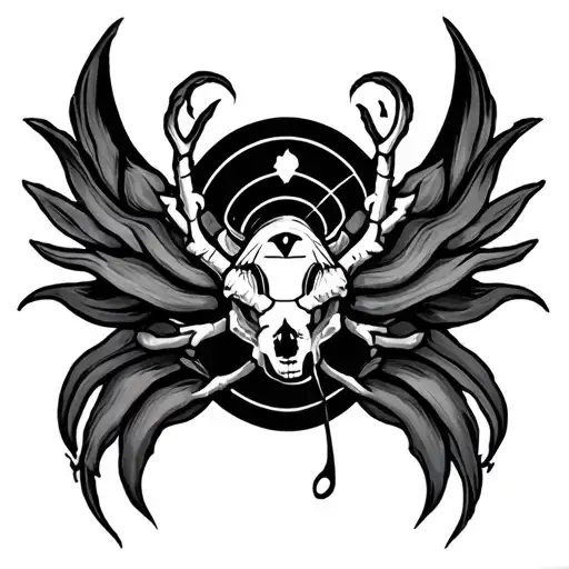 Cancer zodiac, year 2000, New York tattoo design idea