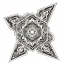 Metatron Cube tattoo design idea