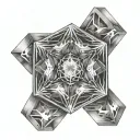 Metatron Cube tattoo design idea