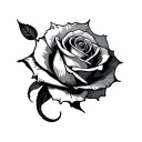 Nipple tattoo design idea