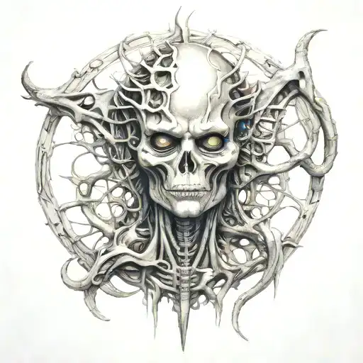 Hans Rudolf Giger tattoo design idea