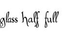 "Glass half full " tattoo design idea