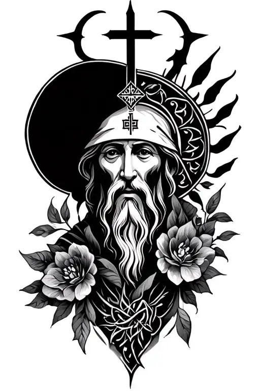 Eastern Orthodox tattoo design idea