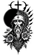 Eastern Orthodox tattoo design idea
