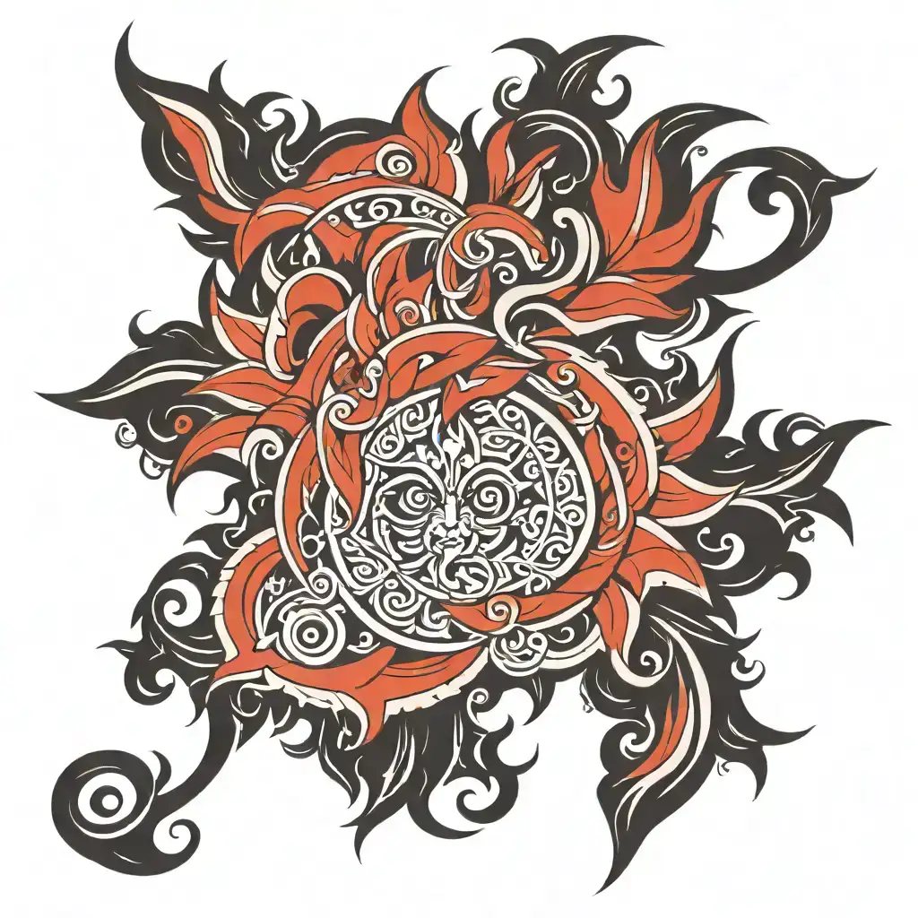 tribal design for my arm sleeve.
 tattoo design idea