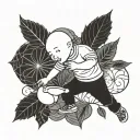 Caillou tattoo design idea